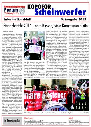 Vereinsblatt 3 Ausgabe 2015