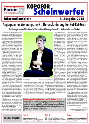 Vereinsblatt 4 Ausgabe 2015
