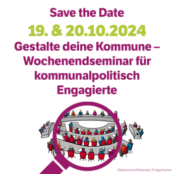 Save the Date: 19.-20.10.24 Gestalte deine Kommune